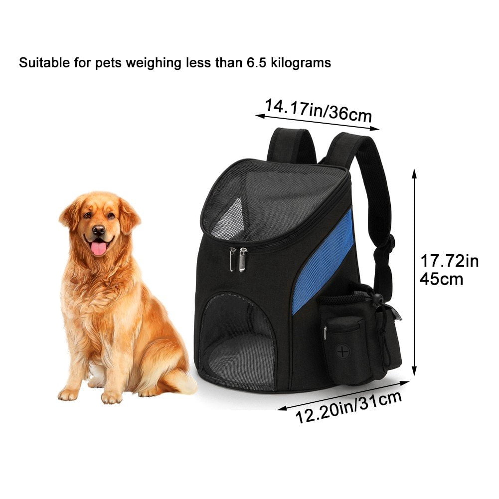 Hzzsbu Pet Carrier Backpack Ventilated Mesh Portable Pet Carrier For Dogs And Cats Puppies Travel Walking, Outdoor Use