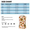 thumbnail image 6 of Pofeuu Burger Print Men's Muscle T-Shirt, Sleeveless, Muscle Tank, Classic Muscle Tee Top For Men Casual Sleeveless Muscle T-Shirt Trendy Clothes-3X-Large, 6 of 7