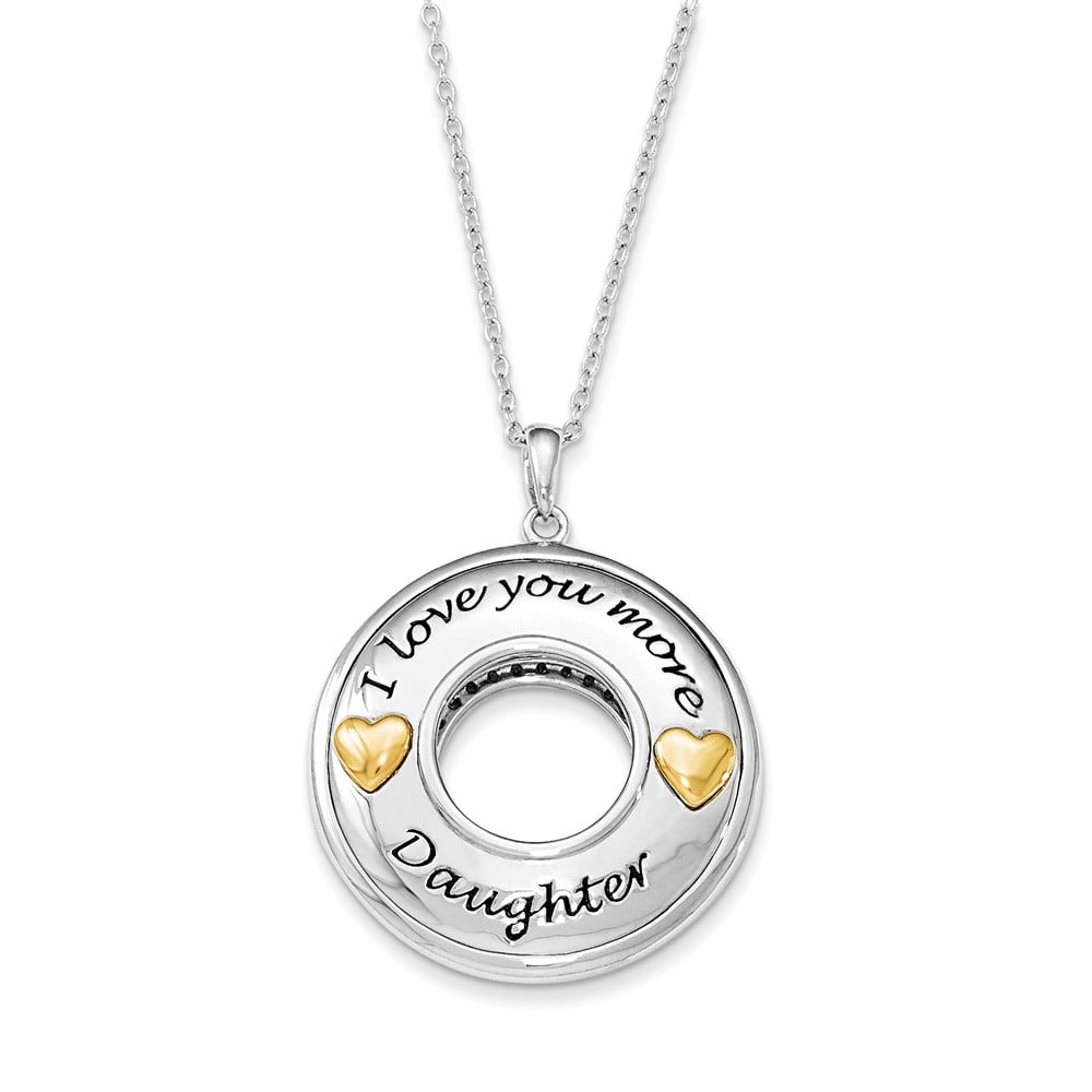 Mia Diamonds 925 Sterling Silver Solid Polished Religious Ruffled Circle Pendant