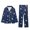 Navy, variant on Linfrsh Matching Family Pajamas Set for Christmas, Long Sleeve Shirt with Pants Soft Sleepwear Loungewear for Holiday Wear