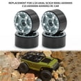 thumbnail image 3 of Amdohai Aluminum Alloy Wheel Rim Beadlock Wheel Rims Hub 4pcs Replacement for 1/24 Axial SCX24, 3 of 8