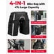 thumbnail image 2 of Combo de Alforjas para Bicicleta KEMIMOTO 4 en 1 de 47L con Bolsa Térmica, 2 of 9