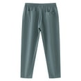 thumbnail image 3 of oqasdz Mens Pants Retro Low Waisted Drawstring Casual Pants with Pockets Athleisure Jogging Trousers, 3 of 7