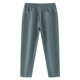 thumbnail image 2 of Pantalones retro de cintura baja con cordón para hombre - Imitación de algodón y lino, informales, bolsillos, para correr, 2 of 8