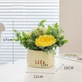 thumbnail image 2 of Flores artificiales falsas, plantas verdes falsas, plantas en macetas, sala de estar, comedor, decoración de escritorio, 2 of 5