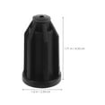 thumbnail image 5 of Beaupretty 10Pcs Black Furniture Caster Sleeve Inserts Providing Friction and Anti-Loosening Support, 5 of 8