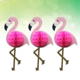 thumbnail image 1 of Houderco 3Ud Flamingo Colgante Decorativo Rosa Para Fiesta Luau Y Ambiente Tropical, 1 of 8