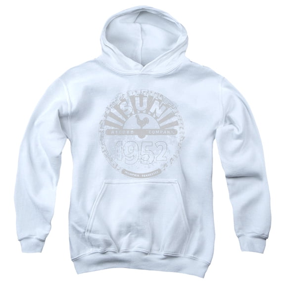 Sun Records - Crusty Logo - Youth Hooded Sweatshirt - X-Large