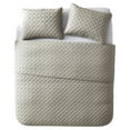 thumbnail image 4 of VCNY Home Nina 2-Piece Taupe Geometric Quilt Set, Twin, Adult, Unisex, 4 of 6