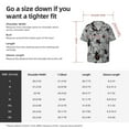 thumbnail image 5 of Pofeuu Spiders Print Mens Casual Short Sleeve Shirts Beach Summer Spread Collar Pocket Tops Men's Casual Short-sleeved Shirt-XX-Large, 5 of 5