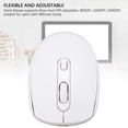 thumbnail image 4 of Souris Sans Fil Rechargeable Silencieuse 2 Modes pour Jeux 800 1200 1600DPI Couleur Macaron Réglable, 4 of 7