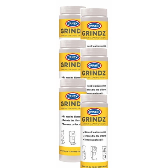 Urnex Grindz Professional Coffee Grinder Cleaning Tablets, ( 6 pack )