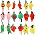 thumbnail image 2 of Ropa de frutas para niños Flores de verduras Melón Ropa de actuación Desfile de moda Ropa de actuación para padres e hijos, 2 of 6