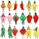 thumbnail image 5 of Ropa de frutas para niños Flores de verduras Melón Ropa de actuación Desfile de moda Ropa de actuación para padres e hijos, 5 of 6