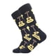 thumbnail image 3 of Calcetines redondos coloridos y divertidos de BISOUSOX para hombre, tallas 9-12, 3 of 8