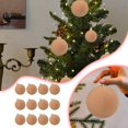 thumbnail image 4 of Christmas Tree Ornaments Velvet Balls 12Pcs Flocked Hanging Decorations Shatterproof Retro Bulbs Set for Xmas Tree Wreath Garland Holiday Party Home Decor Winter Festive Supplies 2.36Inch, 4 of 6