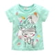 thumbnail image 4 of Camisetas cómodas de manga corta para niños pequeños, Camiseta de algodón de dibujos animados para niñas, ropa de moda de verano para niños, recién llegado, 4 of 4