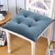 thumbnail image 4 of Cojín de suelo de pana con mechones y espuma viscoelástica | Cojín cuadrado de 43 cm | Asiento multiusos para sala de estar y tatami | Colores azul, amarillo, verde y café, 4 of 6
