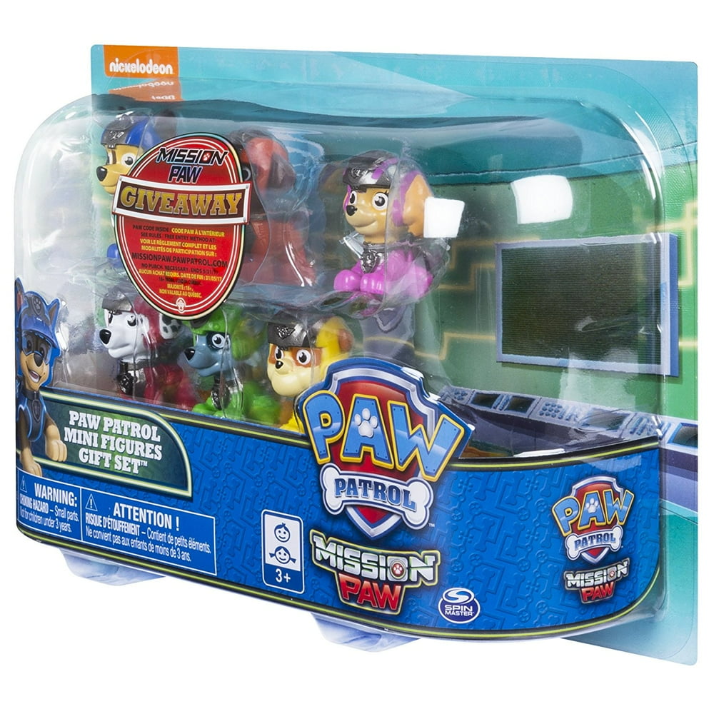 fuzzy felt paw patrol set