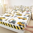 thumbnail image 3 of Castle Fairy Cartoon Truck Twin Sheet Sets,Abstract Stripes Bedding, 3 of 7