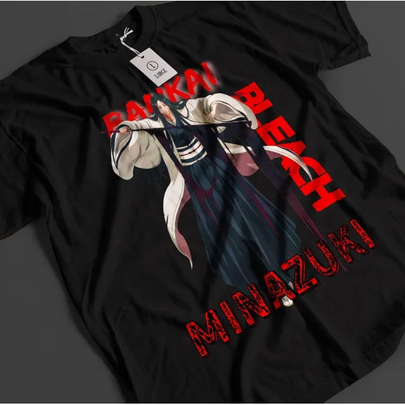 RARE Bleach Anime Shirt Unohana T-Shirt Ichigo Bankai Tshirt Aizen Zaraki Unisex Tee
