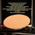 thumbnail image 3 of Tapis de Table Tournante en Liège, Vinyle Disque de Liège Tapis Universel Rétro Regarder pour Instrument de Musique, 3 of 8