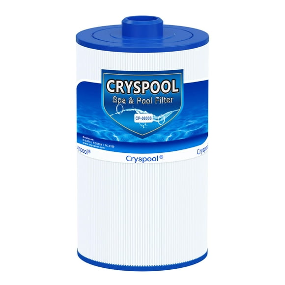 Cryspool® 08008 Filter Compatible with PCS75N, Maax Spas, 100594, C-8475, FC-3320, 75 Sq. Ft Spa Filter Cartridge, 1 Pack