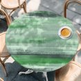 thumbnail image 4 of Green Grey Ombre Round Tablecloth 45-54 Inch Round Fitted Table Cloth with Elastic Edge, Vintage Shabby Green Abstract Art Waterproof Table Cover Protector for Outdoor Picnic Party Dining, 4 of 9