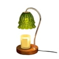 thumbnail image 1 of Candle Warmer Lamp with Timer, As Shown Iron+Glass+Wood Birthday Gift ,Fast Heating, 1 of 6