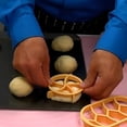 thumbnail image 2 of Monstrate Molde para pan, molde antiadherente para hornear, panes redondos resistentes al calor, postres, galletas, moldes de prensa, suministros Cocina y Comedor, 2 of 6
