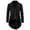 A-Black576, variant on XIAONU Men's Victorian Tailcoat Jacket Double Lapel Long Sleeve Asymmetric Hem Coat Stretchy Party Halloween Vintage Casual Coat