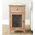 thumbnail image 4 of Safavieh ZIVA ONE DRAWER NIGHTSTAND WITH GLASS CABINET, AMH6630A, 4 of 6