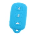 thumbnail image 1 of llave del coche de silicona 3 + 1 botones funda protectora para azul claro, 1 of 8