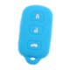thumbnail image 1 of llave del coche de silicona 3 + 1 botones funda protectora para azul claro, 1 of 8