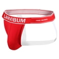 thumbnail image 4 of Sngxgn Men's Underwear Soft Boxer Briefs Stretch Trunks(Red,L), 4 of 4