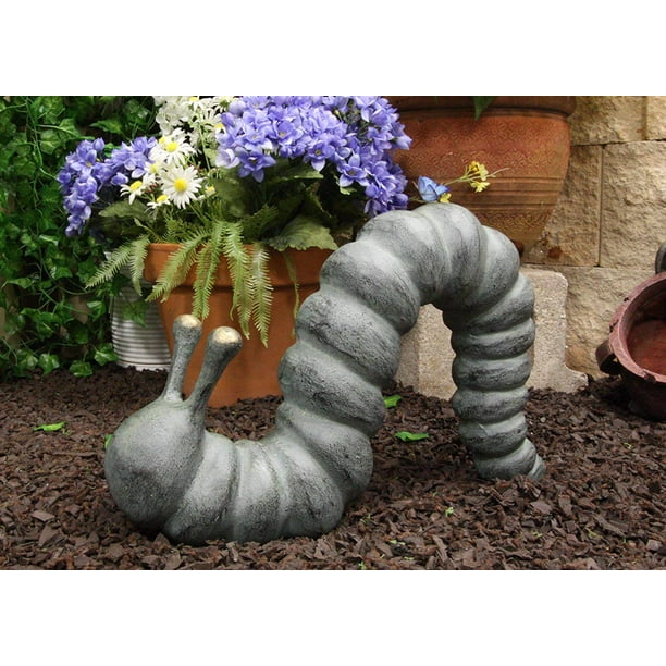 alice in wonderland caterpillar garden statue