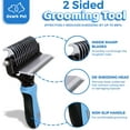 thumbnail image 2 of Pet Brush, 2-Side Pet Grooming Tools with Deshedding and Dematting Comb, 2 of 6