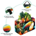 thumbnail image 3 of Toucan Large Capacity Reusable Foldable Beach Bag | Oxford Cloth Beach Bag, Laundry Organizer, and Decorative Box, 3 of 7