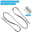 thumbnail image 2 of Uxcell Recurve Bow String Archery Bowstrings Replacement 14 Strands Longbow String Black AMO 48"(Actual 44"), 2 of 4