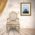 thumbnail image 3 of Gronkjar, Lotte 24x32 Gold Ornate Wood Framed with Double Matting Museum Art Print Titled - Beach Hut, 3 of 4