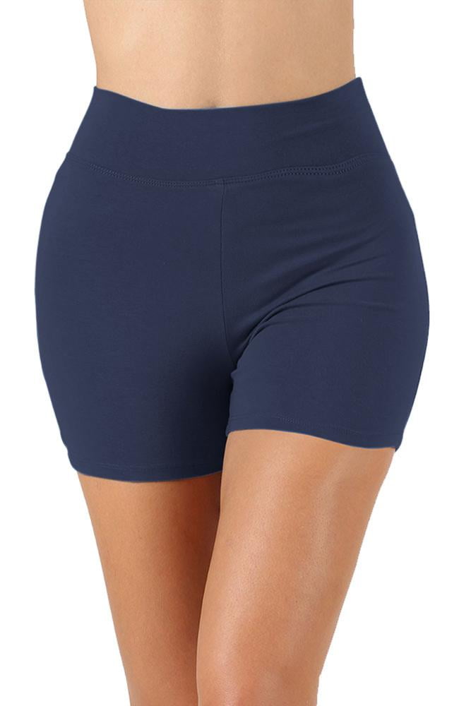 thick band biker shorts