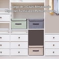 thumbnail image 4 of Juego de 3 Caja de Almacenamiento con Tapa y Asa,cajas organizadoras para clósets,Organizador de ropa plegable para Ropa Juguetes Libros, 4 of 7