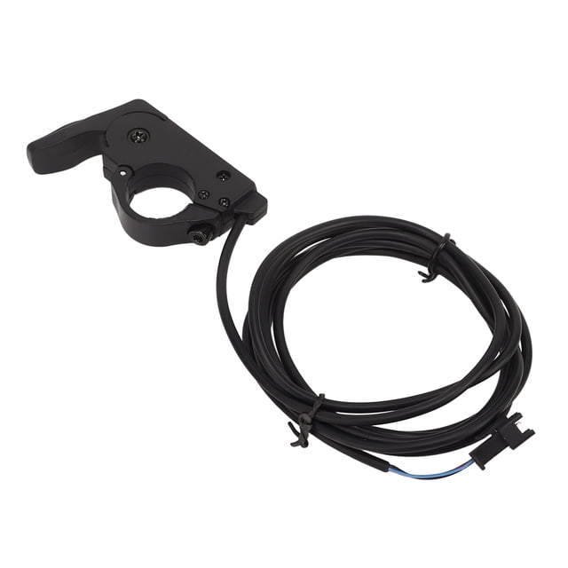 Jadeshay Acelerador De Pulgar De Bicicleta Eléctrica, Conjunto De Mango De Acelerador De Conector De 3 Pines De 7/8 "22mm Compatible con Mano Izquierda Y Derecha, 12V-72V