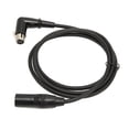 thumbnail image 3 of XLR Male To Female Microphone Cable, 3 Pin Professional Straight To Right Angle Plug XLR Microphone Cord  for Microphones for Mixing Boards for Power Amplifiers, 3 of 7