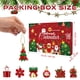 thumbnail image 2 of GOOHOCHY IMIKEYA 24 piezas Calendario de Adviento de Navidad Juguetes de Cuenta Regresiva Encantos de Resina Mini Adornos Colgantes de Navidad para Niños, 2 of 8