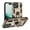 Gold, variant on Feishell Hybrid Armor Phone Case for iPhone 17 Pro Max,Military Grade Shockproof 360 Rotatable Metal Ring Holder Kickstand Support Magnetic Car Mount Dual Layer Protective Phone Cover,Gold