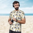 thumbnail image 4 of Wukai Golden Glitter Butterflies Print Men's Short-Sleeved Mesh T-Shirt,Quick-Dry Short Sleeve Workout T-Shirt-Small, 4 of 8