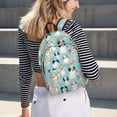thumbnail image 2 of Easygd Colorful Dog Canvas Backpack: Stylish, Lightweight, and Versatile with Large Capacity and Adjustable Straps –, 2 of 7