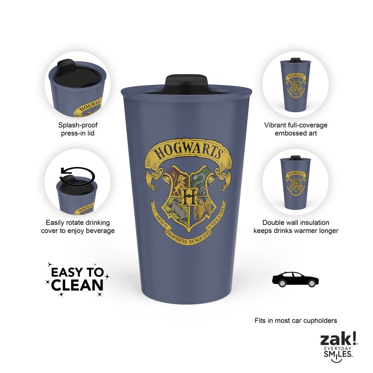 Harry Potter Tumbler Spoontiques Harry Potter Stainless Steel Bottle - 24  Oz Travel Cup With Twist Lid, Slytherin Design Harry Potter Gift