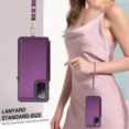 thumbnail image 5 of for Samsung Galaxy S20 FE Crossbody Wallet Phone Case with Card Holder&Zipper, Back Flip Folio PU Leather Kickstand Card Slots Case for Women Girls, Double Magnetic Clasp Shockproof Cover,Darkpurple, 5 of 8